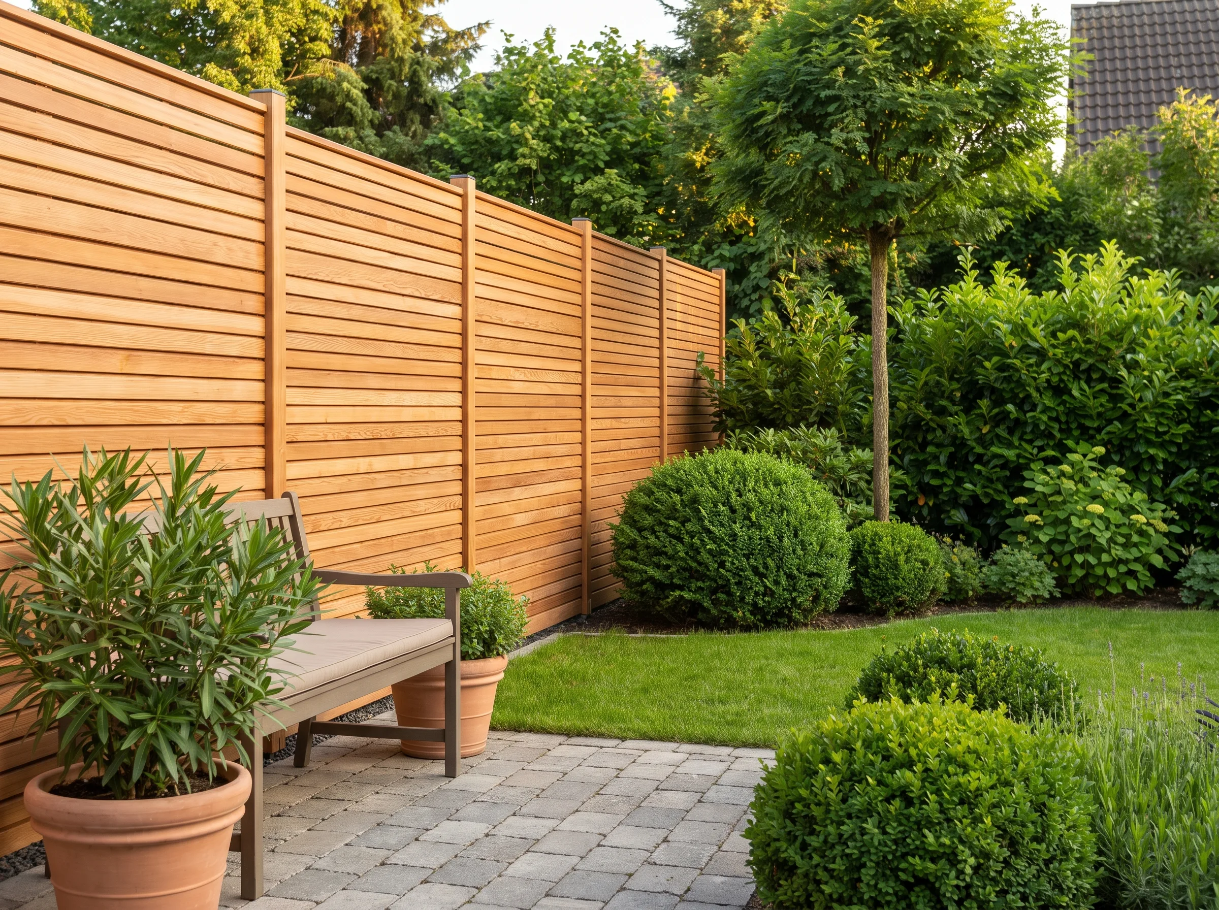 Sichtschutzzaun: Privatsphäre im Garten